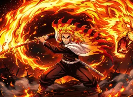Mousepad Demon Slayer plantilla 2