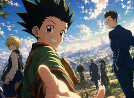 Mousepad Hunter x Hunter plantilla 1