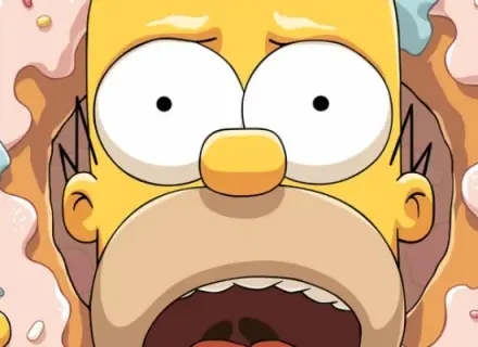 Mousepad Los Simpson plantilla 1