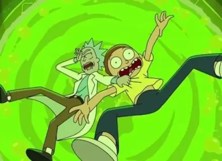 Mousepad Rick & Morty plantilla 1