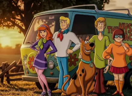 Mousepad Scooby-Doo plantilla 3
