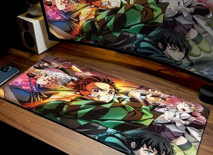 Mousepad Demon Slayer plantilla 2