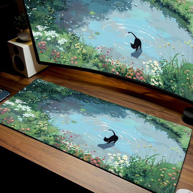 Mousepad Gato Luna - vista 3