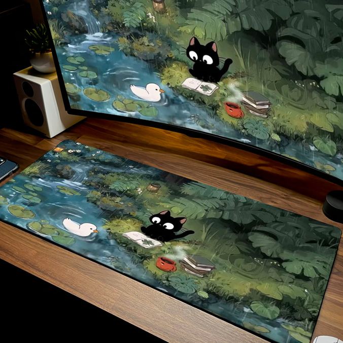 Mousepad Gato Luna - vista 1