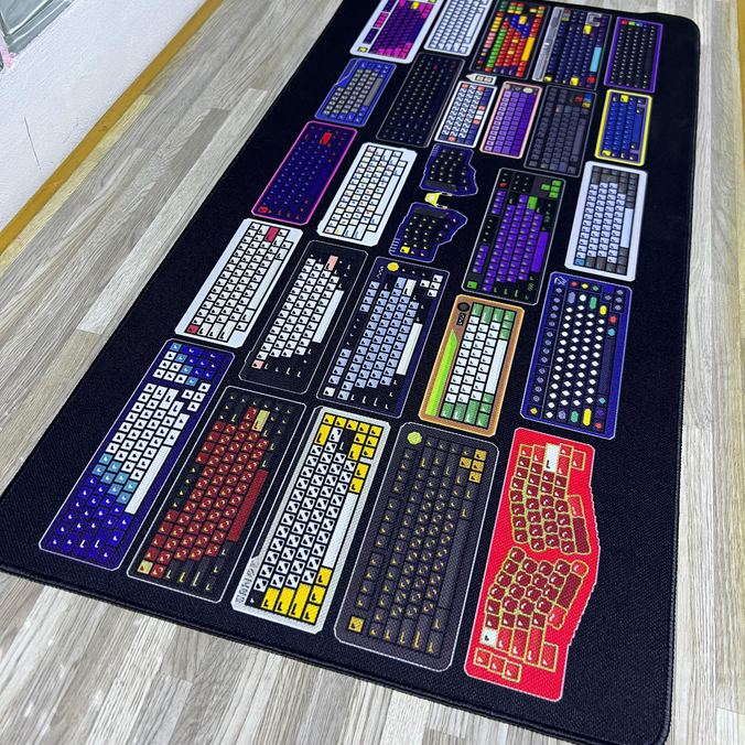 Mousepad Teclado 80x40 cm - control