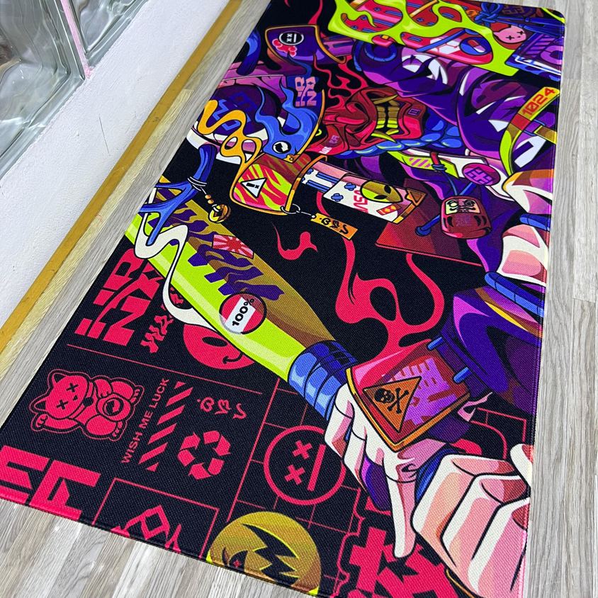 Mousepad Grafitti 80x40 cm - control
