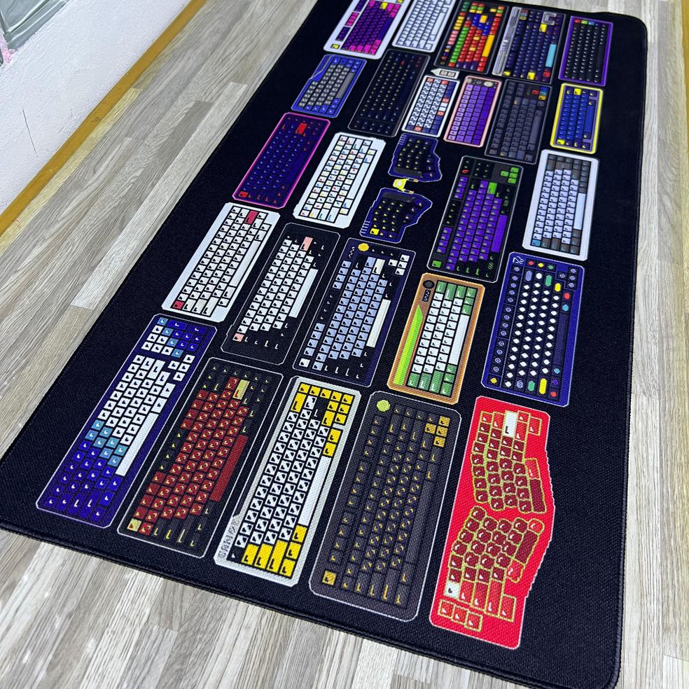Mousepad Teclado  80x40 cm - control